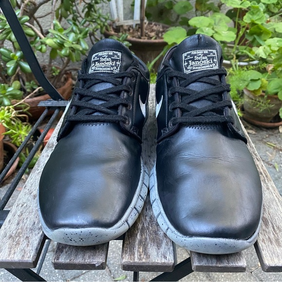 Nike Stefan Janoski Max NYC Edition Men's Size 11.5 Black Leather 749678-001 - Picture 2 of 15